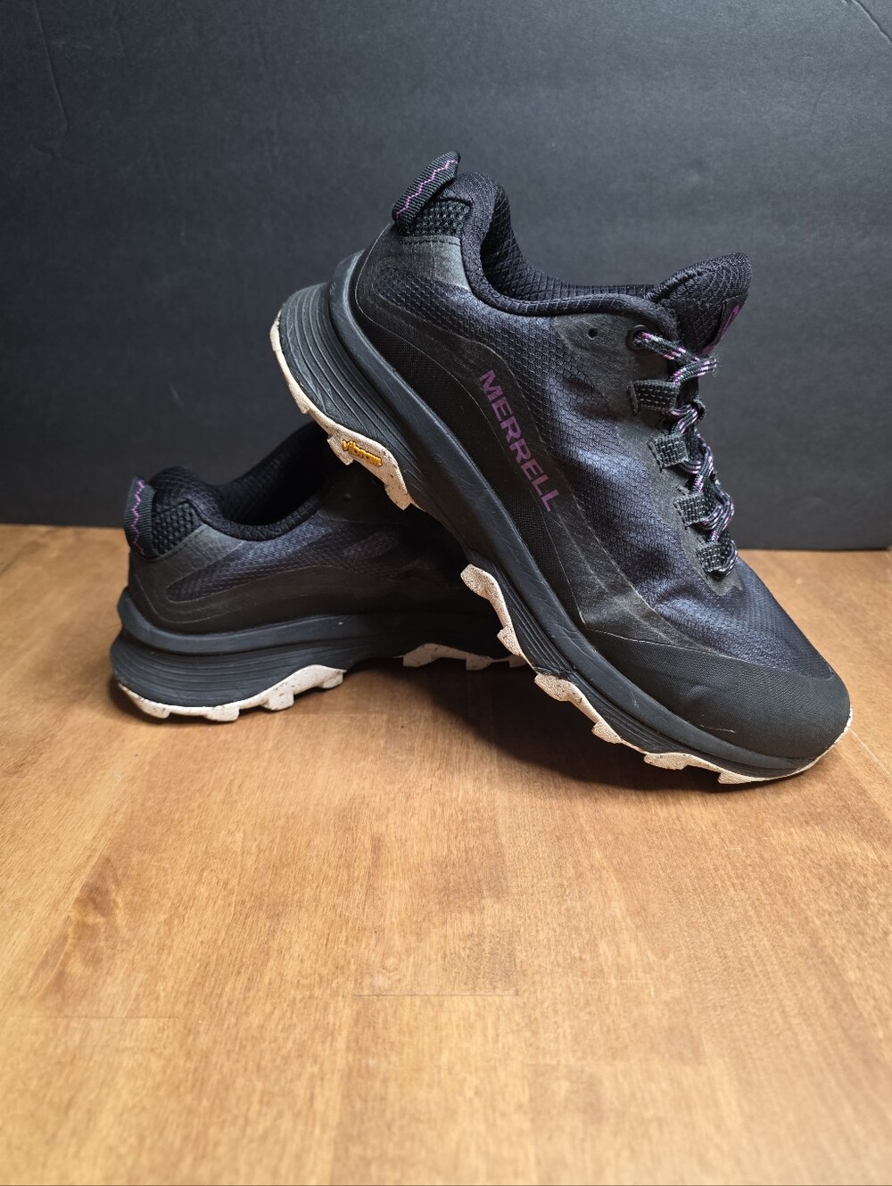 Merrell Moab Speed Women’s Size 7.5 Black Trail Running Shoes